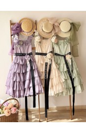Penny House Miss Buck Tiered JSK(Reservation/3 Colours/Full Payment Without Shipping)